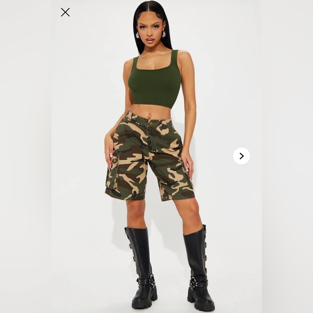 Camo Cargo Shorts